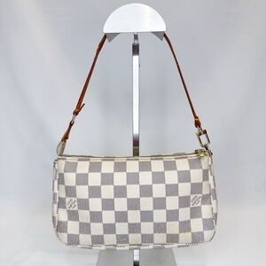 Authentic Louis Vuitton Damier Azur Pochette Accessoires